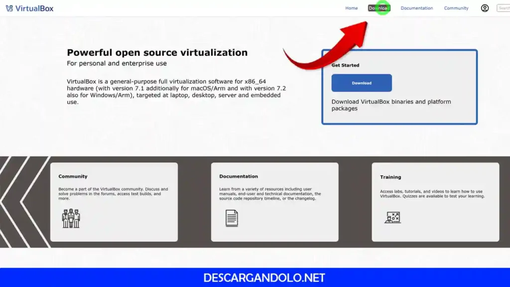 Cómo descargar Virtual Box 2026