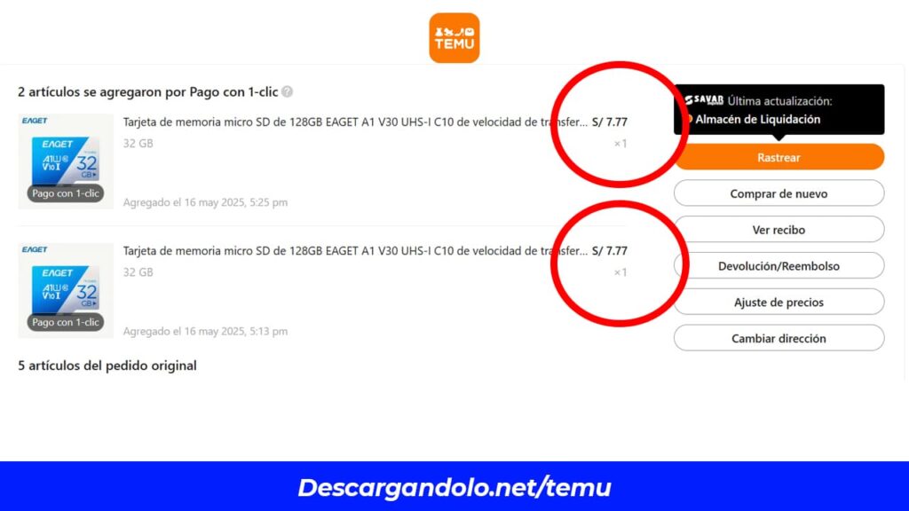 Productos de TEMU Baratos