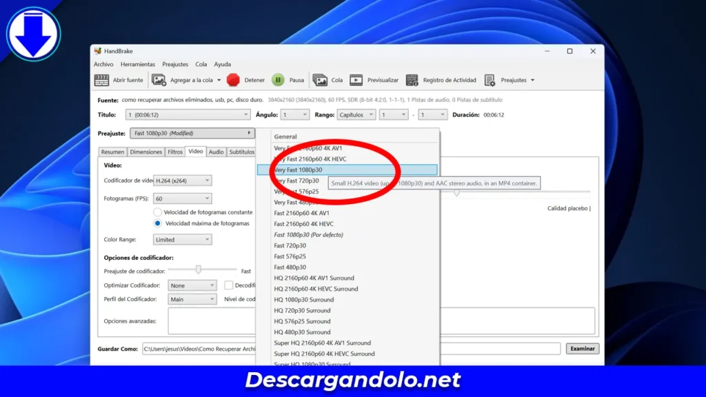 Cómo reducir el peso de un vídeo gratis 