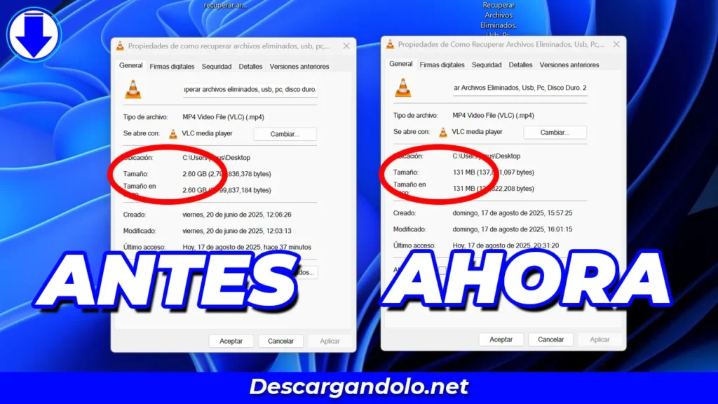 Cómo reducir el peso de un vídeo gratis 