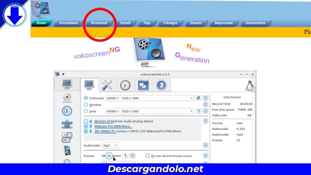 Grabar pantalla de mi PC con VocoScreem 