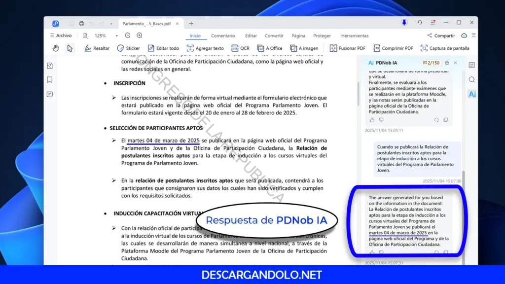 PDNob el mejor editor de pdf más avanzado.