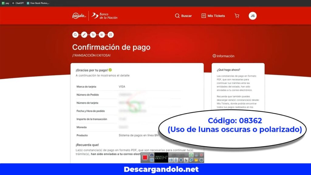 Pagar permiso de lunas polarizadas