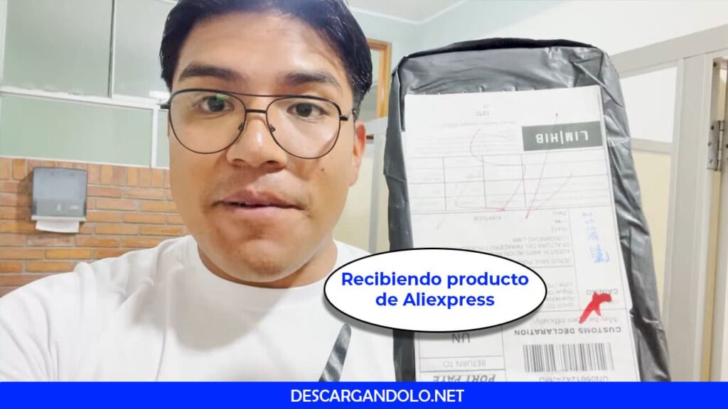 Recibiendo productos de Aliexpress.