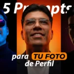 5 mejores prompts para foto de perfil.