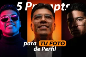 5 mejores prompts para foto de perfil.